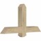 Ekena Millwork Eugene Rough Sawn Timber Gable Bracket, Douglas Fir, 36"W x 19"H x 4"D x 4"F, 13/12 Pitch GBW036X19X0404EUG00RDF - alternate 4